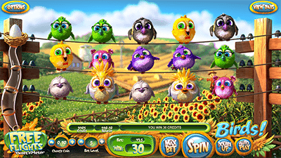 Play Birds! 3D pokies by BetSoft Birds! 3D pokies by BetSoft