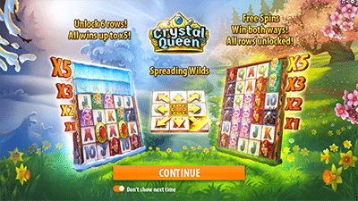 Crystal Queen pokies by Quickspin software Crystal Queen pokies by Quickspin software