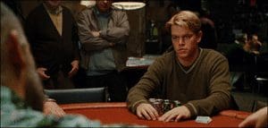 Mike McDermott from Rounders - top fictional poker player