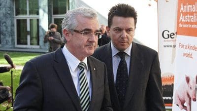 Andrew Wilkie and Nick Xenephon