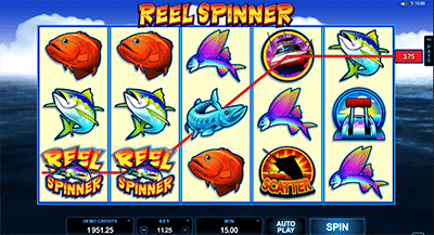 Reel Spinner online pokies by Microgaming