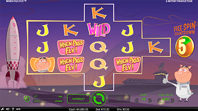 When Pigs Fly! online pokies by NetEnt