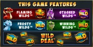Dragonz gameplay features and symbols