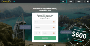Tongan players can find a huge range of casino games at Dunder dunder internet casino