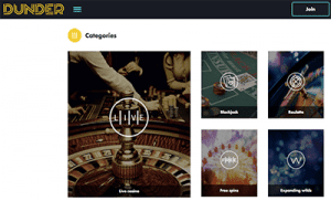 Dunder Casino accepts Uruguay residents