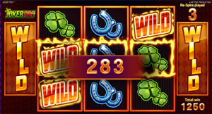 Joker Pro re-spins feature