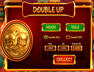 Double Up bonus game in Fa Fa Twins 3D slots