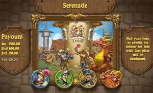 Prissy Princess slots bonus features