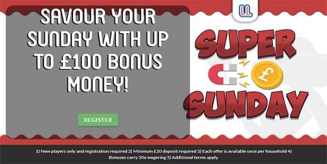 LadyLucks online casino site Sunday bonus offer LadyLucks online casino site Sunday bonus offer
