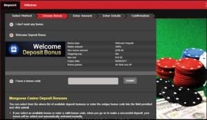 Mongoose sign-up bonus