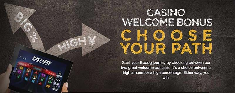 Claim offer at Bodog88 Bodog88 Choose Your Own Bonus Offer