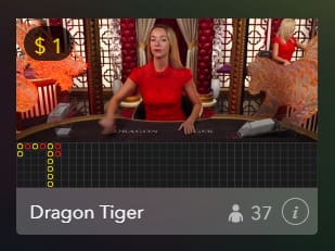 Dragon Tiger Dragon Tiger live baccarat