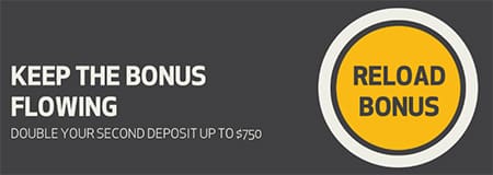 100% bonus match up to $750
