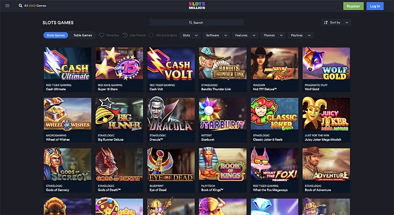 Real money casino games