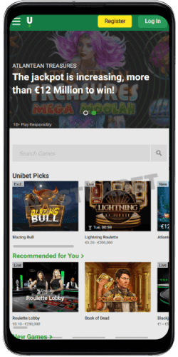 Unibet Casino Mobile