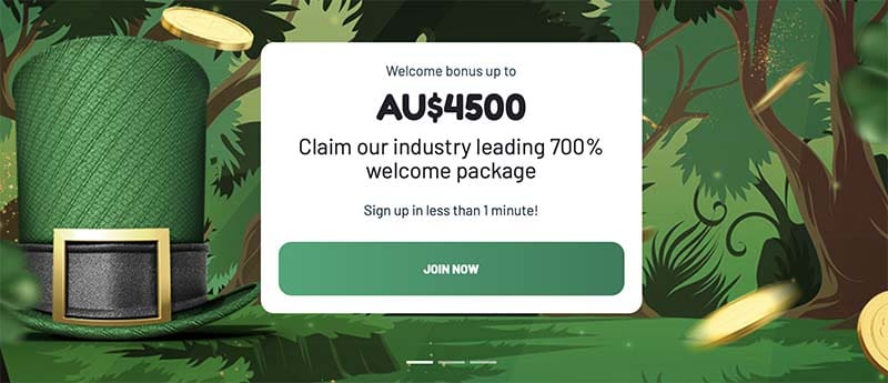 Luckzie Casino sign up bonus