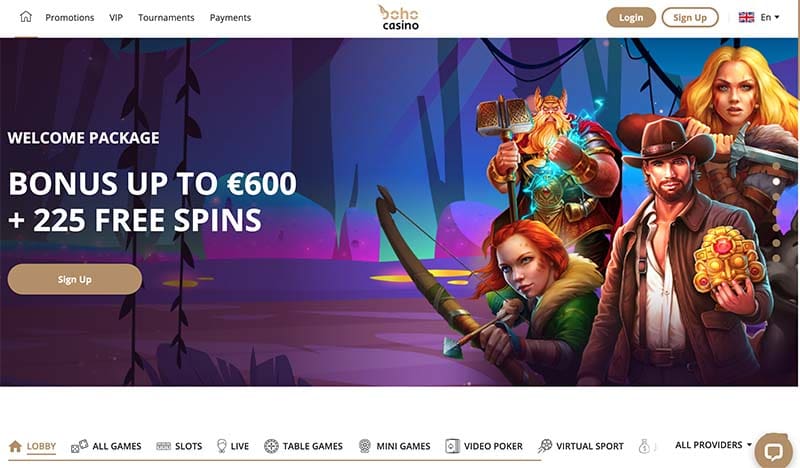 Boho Casino review 