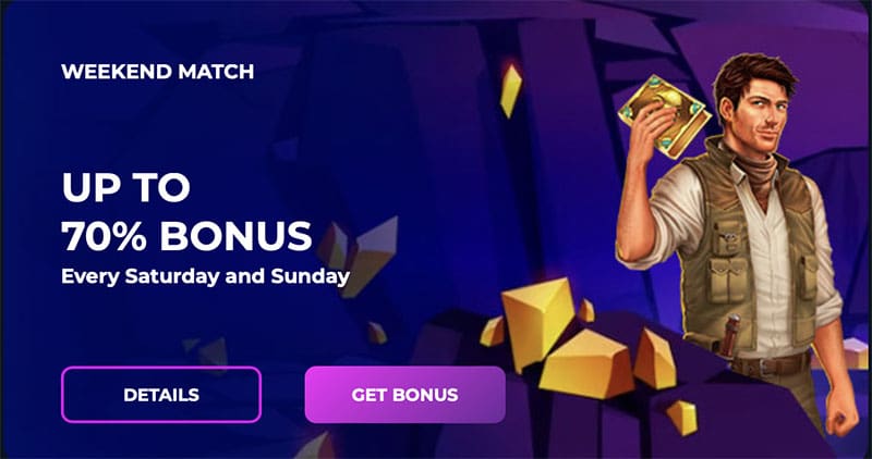 Slots Gallery Weekend Bonus offer