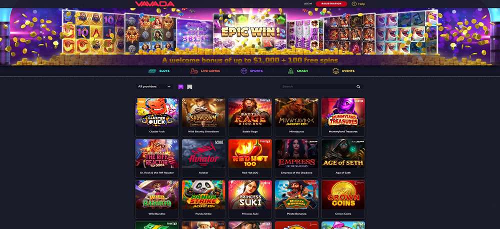 Vavada Casino Website