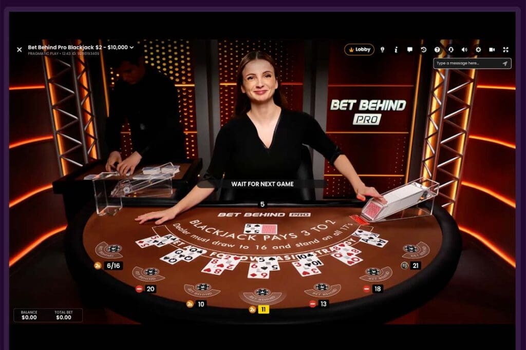 Betzillo Live Blackjack